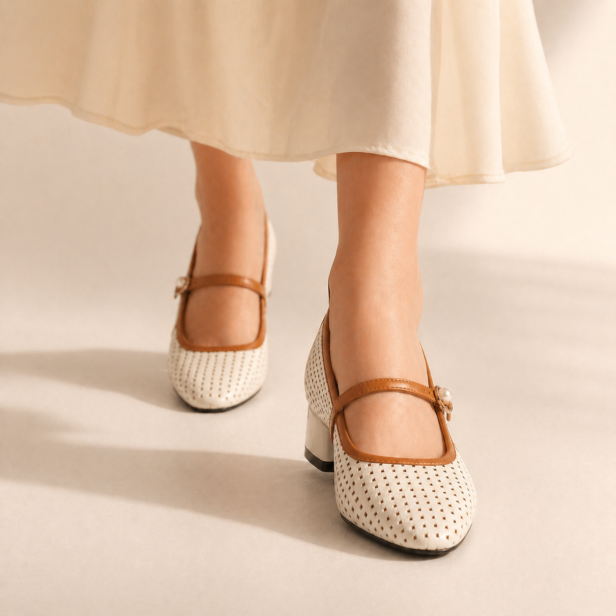 Elaine Leather Mary Janes