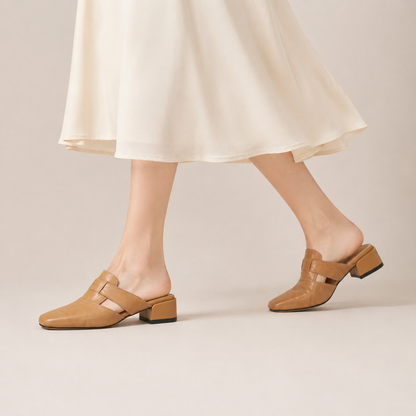 Valerie Leather Mule