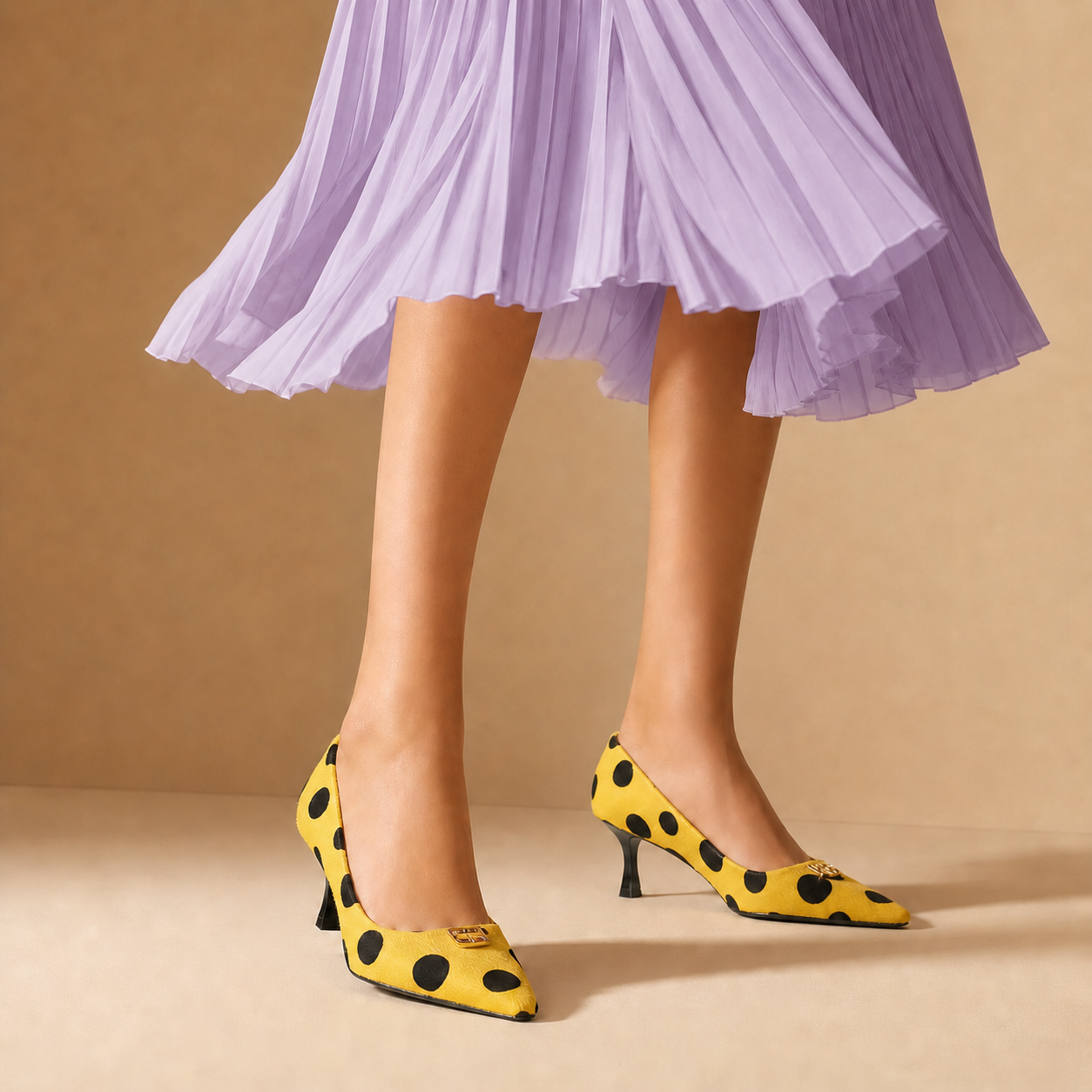 Mabelle Polka Dot Heels