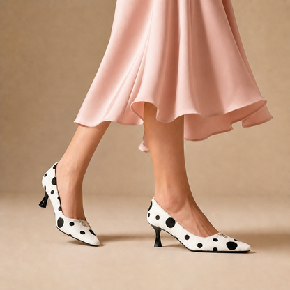 Mabelle Polka Dot Heels