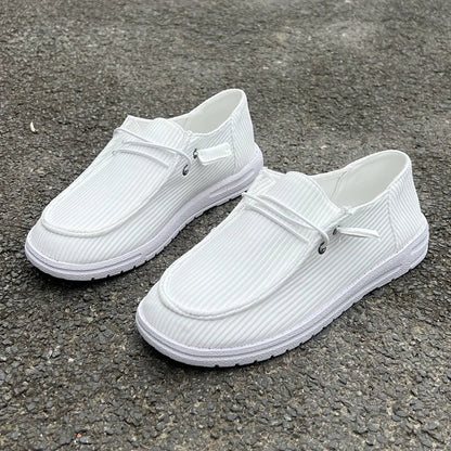 Fiorelle Large size casual shoes spring and autumn new flat-soled low-top loafers for women