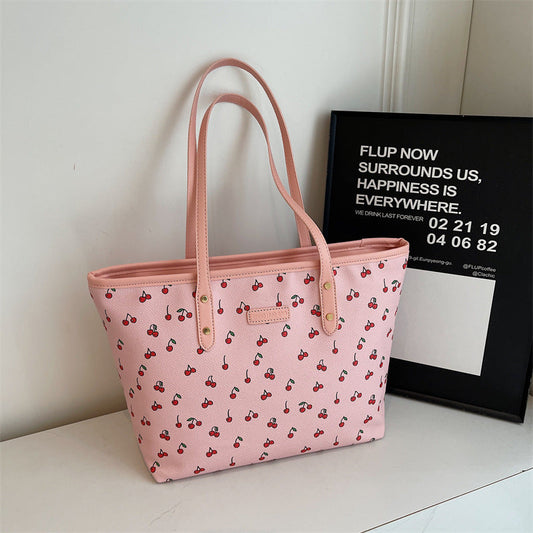 Fiorelle Women‘s Large Capacity Floral Tote Bag | Fashionable & Versatile Daily Commuter Shoulder Bag
