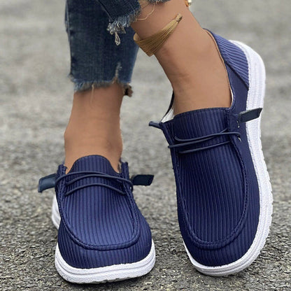 Fiorelle Large size casual shoes spring and autumn new flat-soled low-top loafers for women