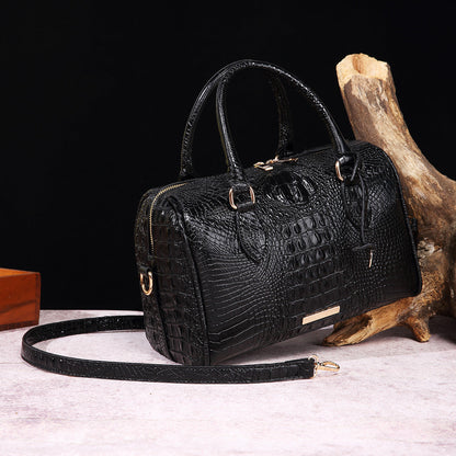 Fiorelle Women's Vintage Crocodile-Embossed Crossbody Bag – Travel-Ready Underarm Handbag