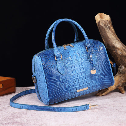 Fiorelle Women's Vintage Crocodile-Embossed Crossbody Bag – Travel-Ready Underarm Handbag