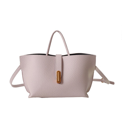 Fiorelle Women's Vintage Commuter Tote - XL Capacity Pebbled PU or Sueded Tote | Convertible Carry & Retro Design