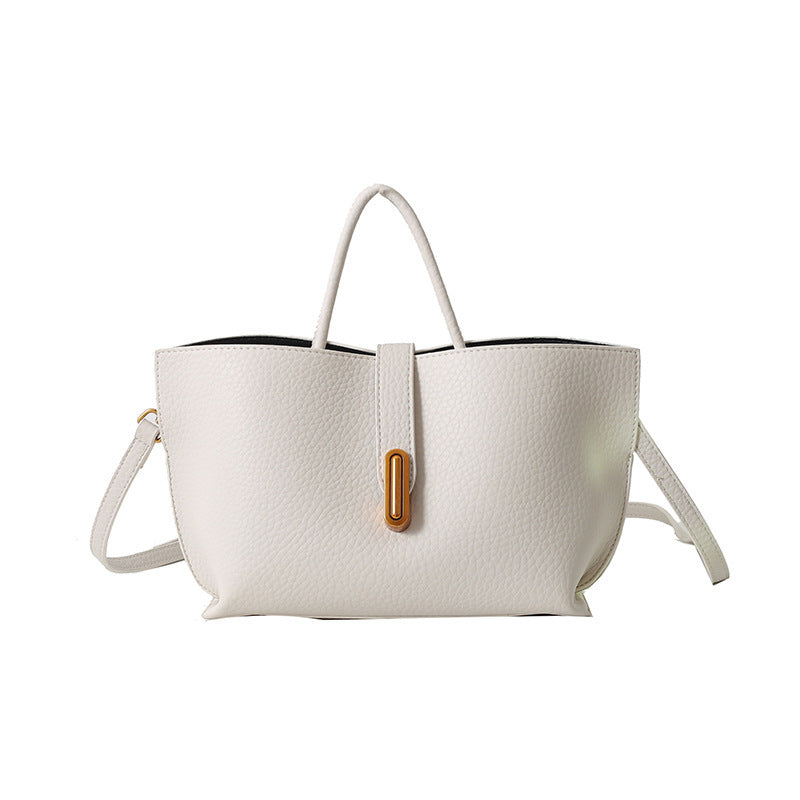 Fiorelle Women's Vintage Commuter Tote - XL Capacity Pebbled PU or Sueded Tote | Convertible Carry & Retro Design