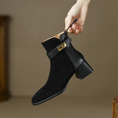 Kelly Suede Ankle Boots
