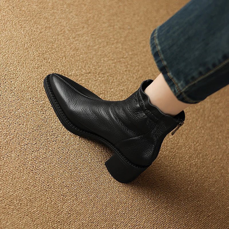 Bristol Leather Ankle Boots