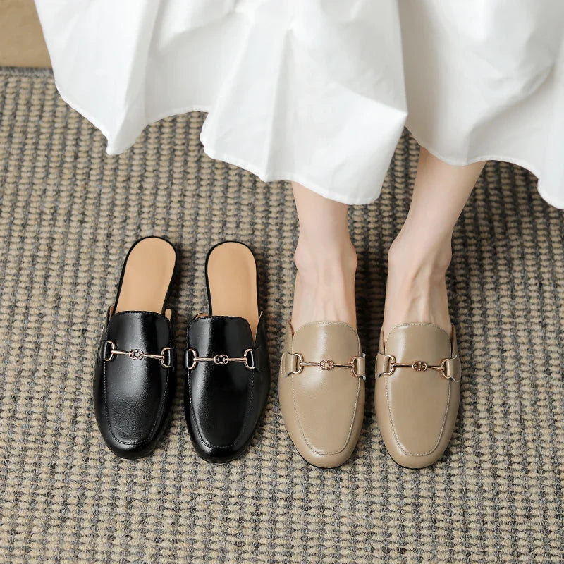 Harper Leather Mules