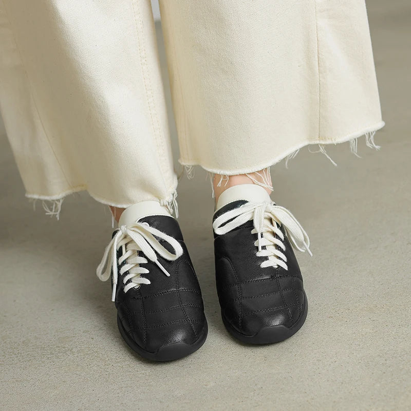 Camden Lace-Up Leather Sneakers