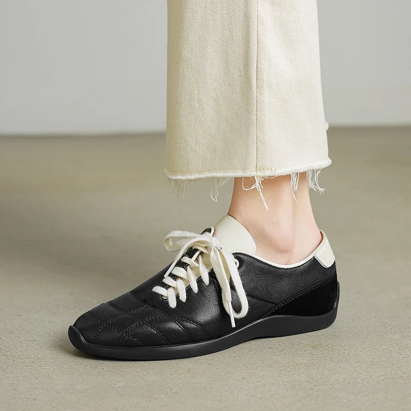 Camden Lace-Up Leather Sneakers