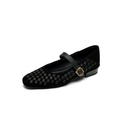 Elara Leather Mary Janes