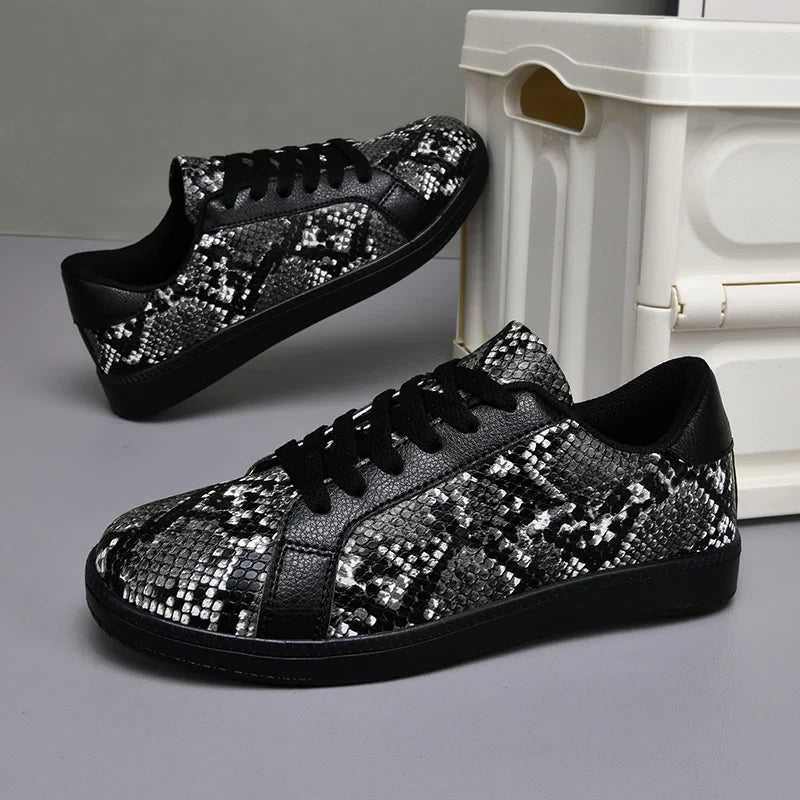 Mila Snakeskin Sneakers
