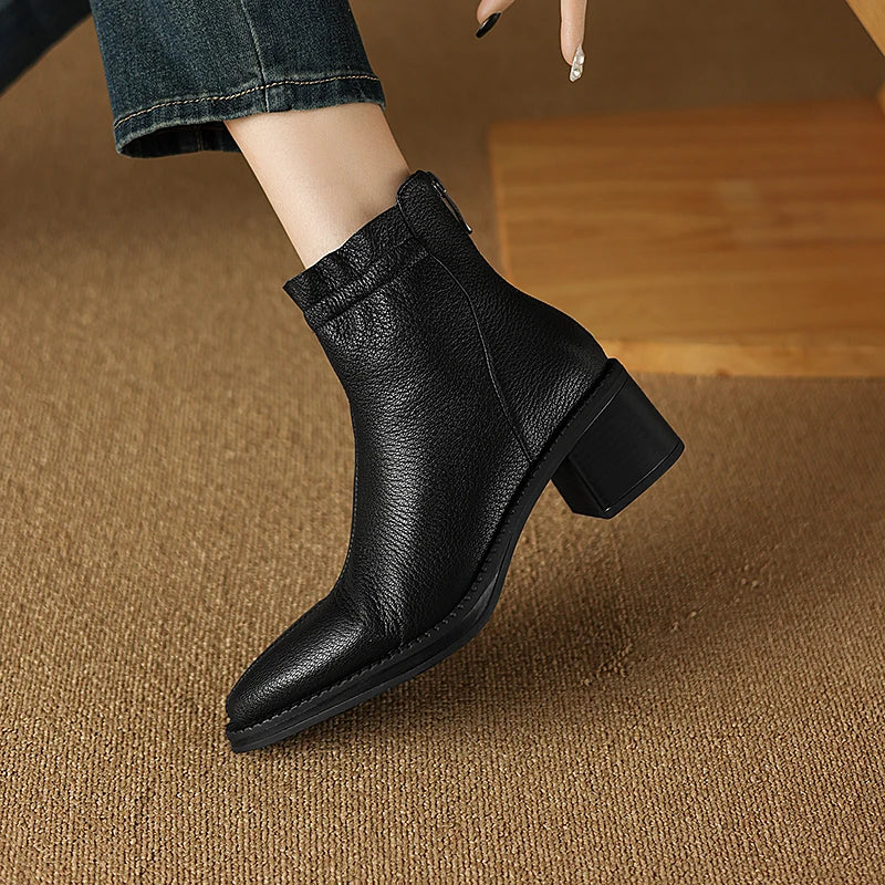 Bristol Leather Ankle Boots