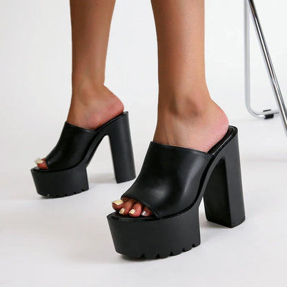 Stella Wedge Mules
