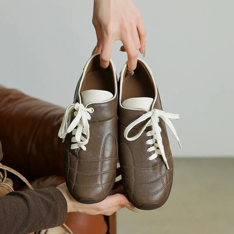 Camden Lace-Up Leather Sneakers
