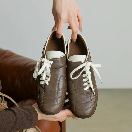 Camden Lace-Up Leather Sneakers