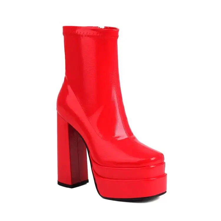 Skyline Platform Ankle Boots