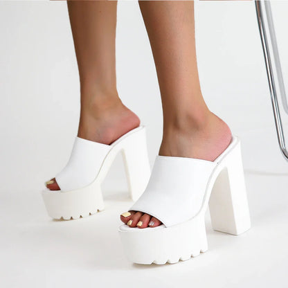 Stella Wedge Mules