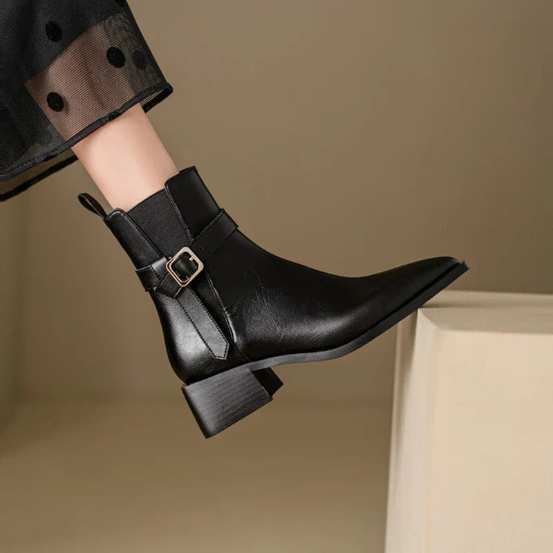 Mayfair Leather Ankle Boots
