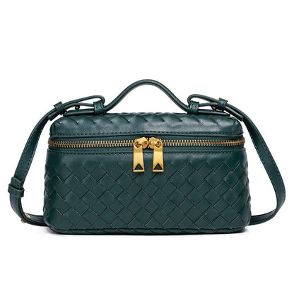 Fiorelle Women's Atelier Cube Carrier Bias-Weave Top Handle Bag with Convertible Strap