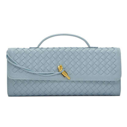 Fiorelle Women's Celestial Baguette Clutch - Kiss-Lock Woven Minaudière with Chain Strap