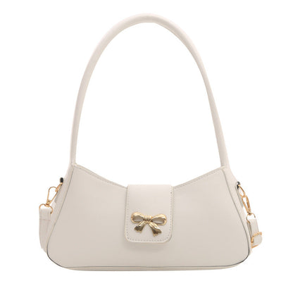 Fiorelle Women's Luna Cinema Baguette - Sculpted Bow Underarm Sling | Petite & Poetic