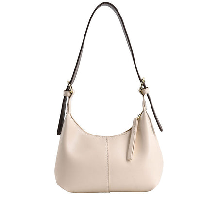 Fiorelle Women's Crescent Shoulder Bag – Textured Underarm Saddle | Minimalist Essential