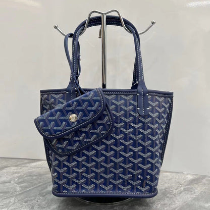 Fiorelle Women’s Reversible Chevron Mini Satchel — Dual-Sided Artisan-Woven Tote with Top Handle & Convertible Strap