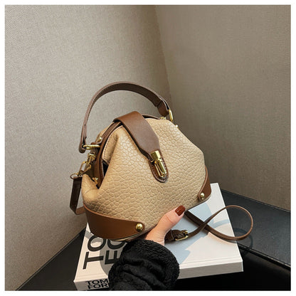 Fiorelle Women's Pebbled Leather Mini Tote Bag - Versatile Crossbody & Shoulder Bag | Minimalist Luxury Design