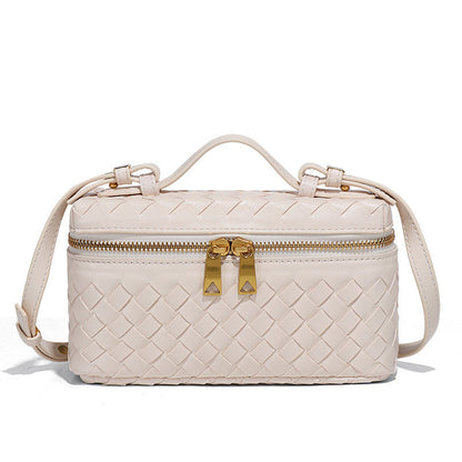Fiorelle Women's Atelier Cube Carrier Bias-Weave Top Handle Bag with Convertible Strap