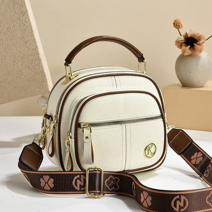 Fiorelle Women's Multi-Zip Compact Satchel — Premium Convertible Shoulder & Crossbody Bag with Curated Organization & Elevated Everyday Style