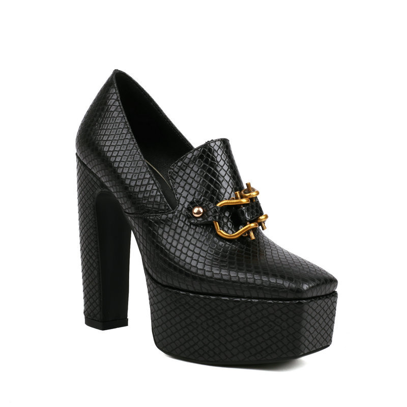 Milano Leather Platform Pumps