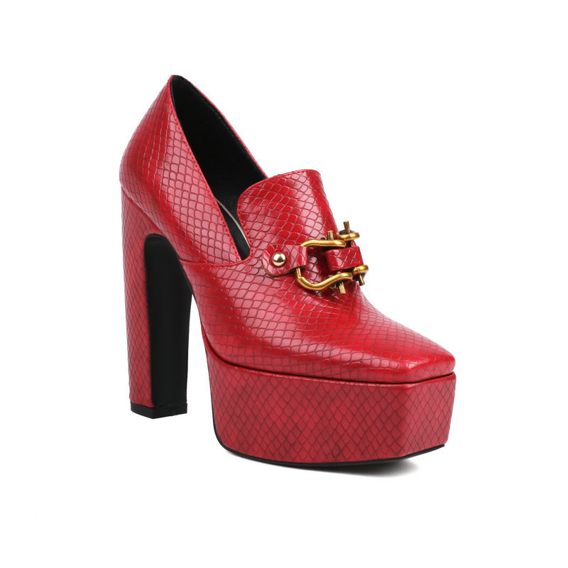 Milano Leather Platform Pumps