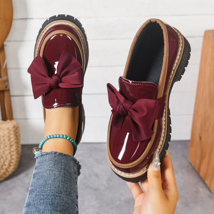 Fiorelle Women’s Bowline Slip-On Loafers – Contrast Stitch Flat Shoes (US 5–10.5)
