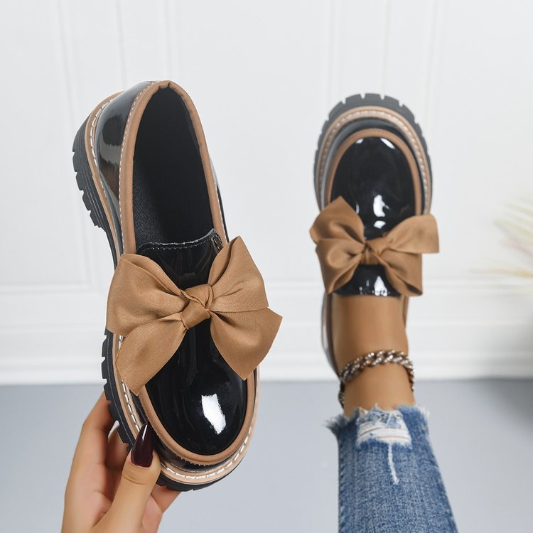 Fiorelle Women’s Bowline Slip-On Loafers – Contrast Stitch Flat Shoes (US 5–10.5)