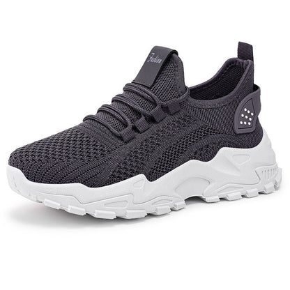 Fiorelle Women’s AirWeave Sneakers – Breathable Mesh Lightweight Flat Shoes (US 5–10.5)